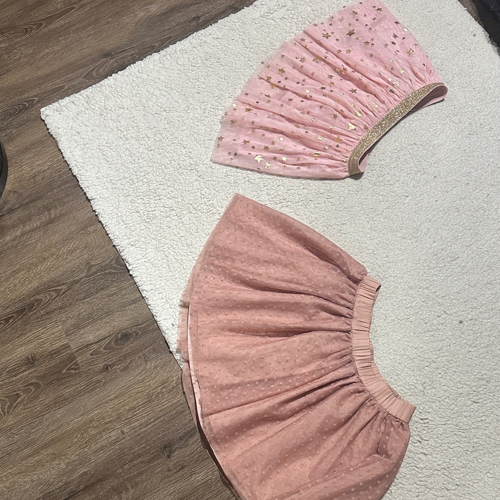 GAP Pink Star Pattern Skater Skirt